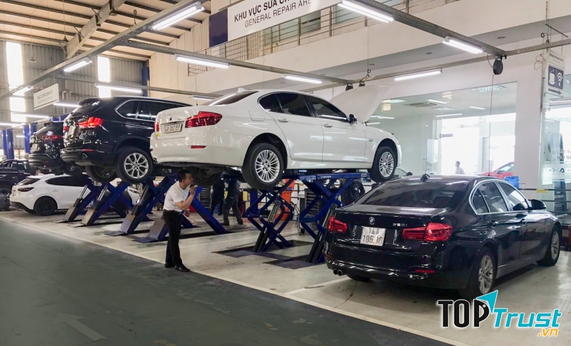 Xưởng dịch vụ sửa chữa BMW tại Showroom BMW Long Biên﻿