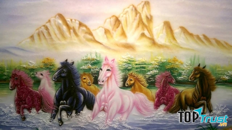 Những bức tranh đẹp tại Xưởng sản xuất tranh Lê Chức