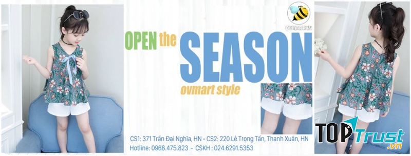 Xưởng sỉ quần áo trẻ em OVmart
