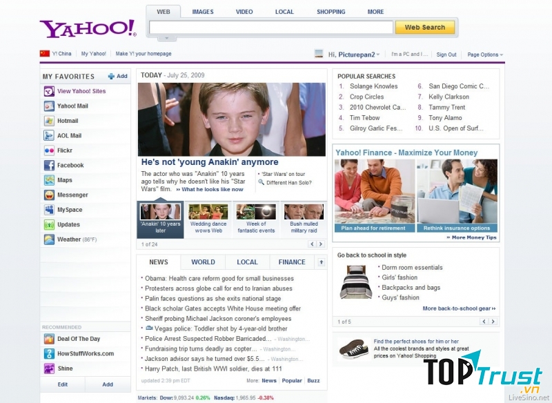 Mặc dù Yahoo Messenger đã phải đóng cửa nhưng Yahoo vẫn giữ được thị phần của mình ở Mỹ cũng như trên thế giới.