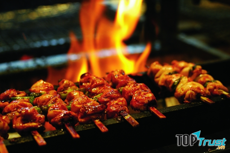 Yakitori thu hút mọi người ngay từ cái nhìn đầu tiên (Nguồn: Sưu tầm)