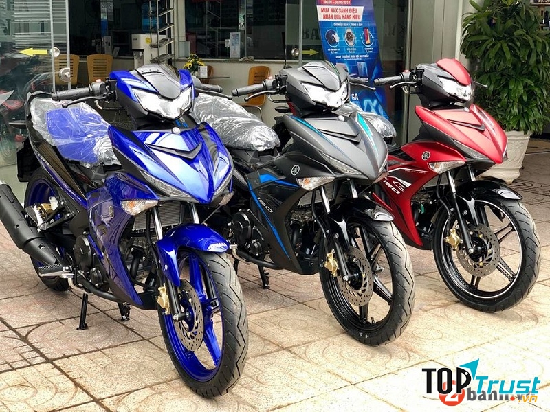 Dòng xe Air Blade với các màu khác nhau