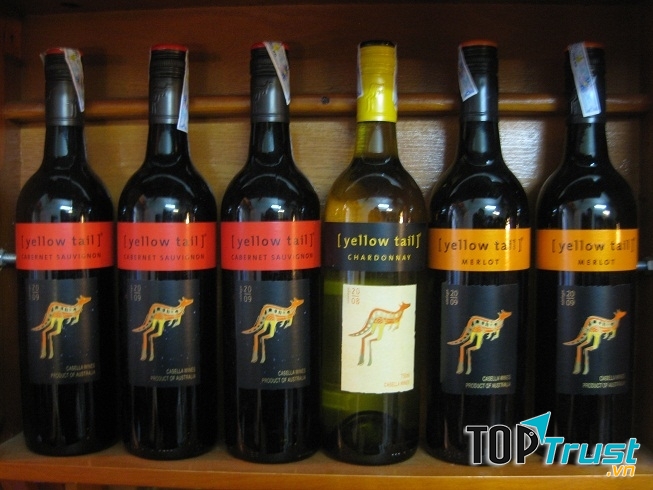 Yellow tail thương hiệu rượu vang bình dân