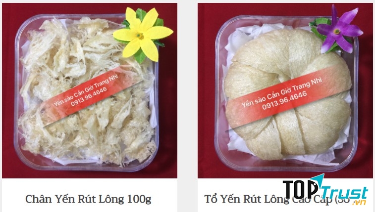 Yến sào Cần giờ Trang Nhi