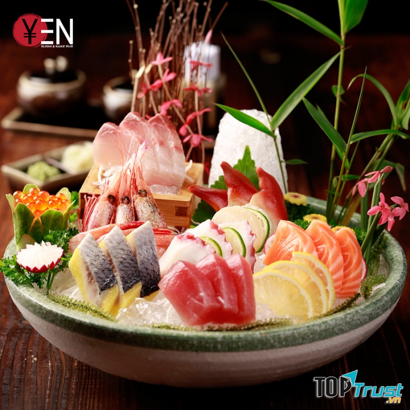 Sự chất lượng về độ tươi ngon và hương vị của các món ăn tại ﻿Yen Sushi & Sake Pub đã được minh chứng bằng lượng khách đến đông đảo mỗi ngày.