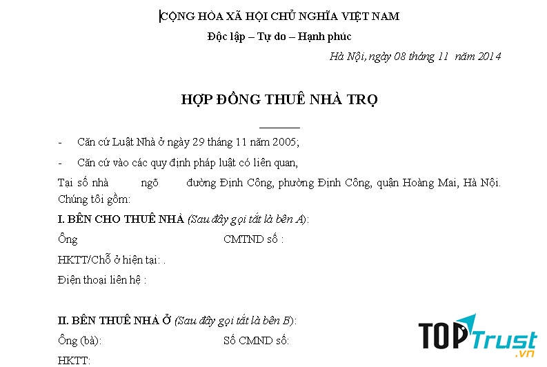 Xem kĩ hợp đồng