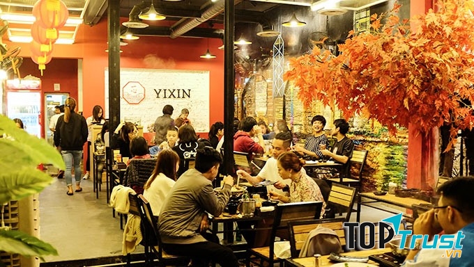 Không gian tại nhà hàng
