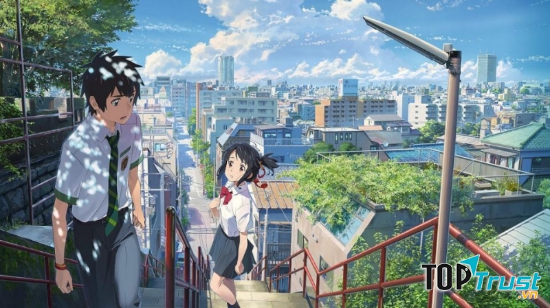 Taki- Mitsuha phiên bản hoạt hình