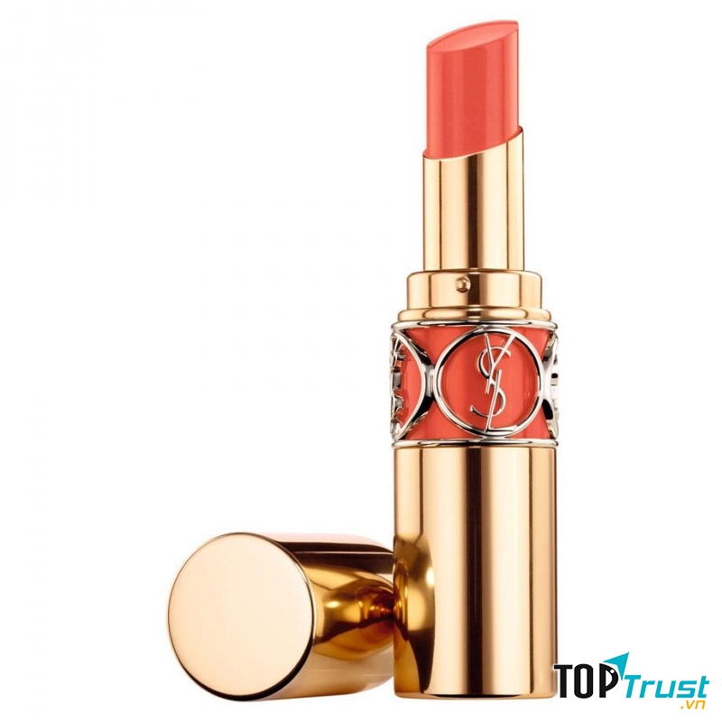 YSL ROUGE VOLUPTE SHINE 14 CORAIL IN TOUCH