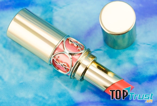 YSL ROUGE VOLUPTE SHINE 14 CORAIL IN TOUCH