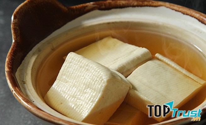 Bản chất nó là món đậu phụ luộc.