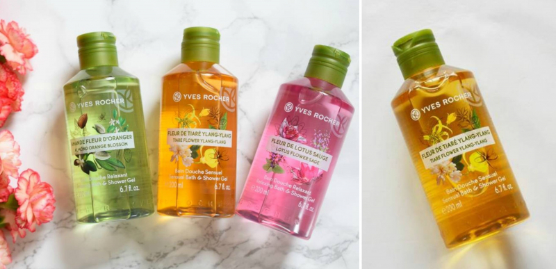 Yves Rocher Organic Vanilla Shower Gel