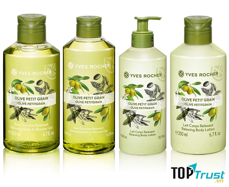 Yves Rocher Relaxing Olive Lemongrass Body Lotion