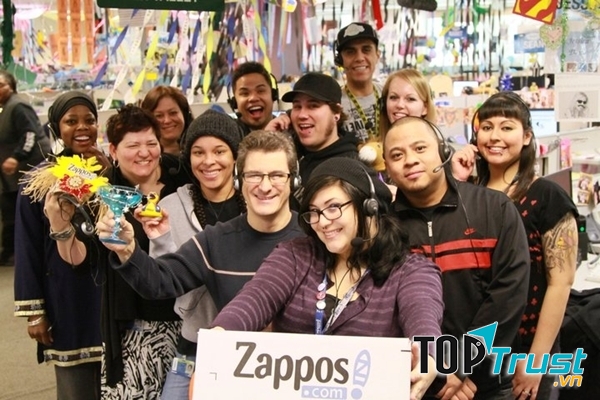 Nhân viên tại Zappos