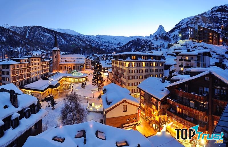 Zermatt được biết đến như một thành phố xanh
