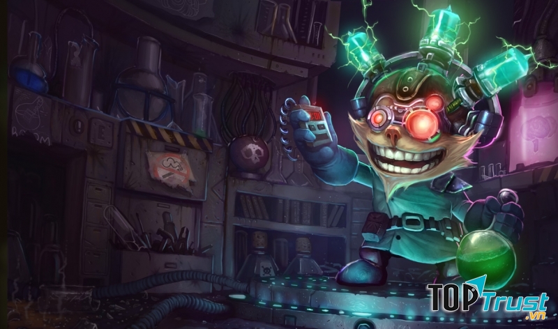 Ziggs cấu rỉa máu cực kỳ khó chịu