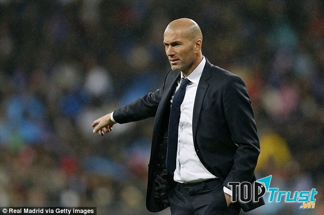 HLV Zinedine  Zidane của CLB Real Madrid
