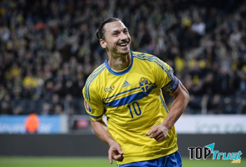 Ibrahimovic luôn là đầu tàu của đội tuyển Thụy Điển