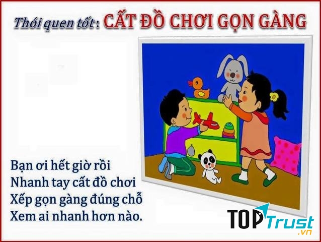 Bài thơ hay dạy bé có thói quen tốt