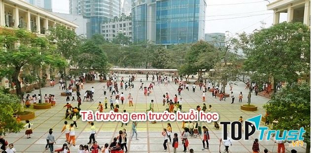 Bài văn tả cảnh trường em trước buổi học (lớp 5) hay nhất