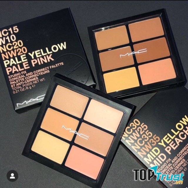 Bảng kem che khuyết điểm tốt cho làn da không tì vết