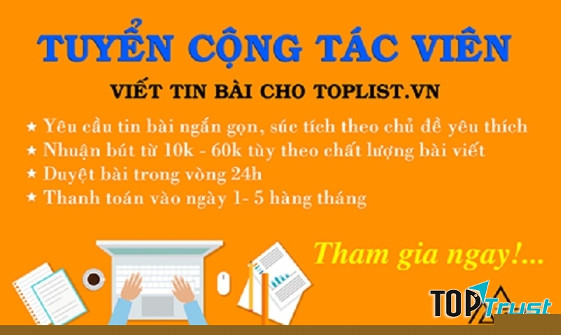 Bước hướng dẫn viết bài trên TopTrust.vn.vn