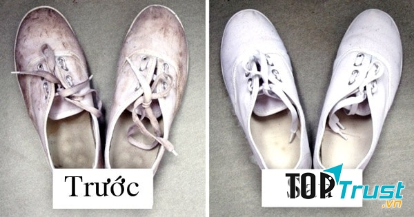 Cách làm sạch giày trắng, sáng màu hiệu quả nhất