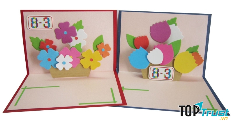 Cách làm thiệp handmade 8/3 đơn giản và đẹp nhất