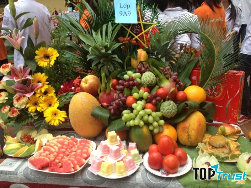 Cách trang trí mâm cỗ trung thu đẹp nhất