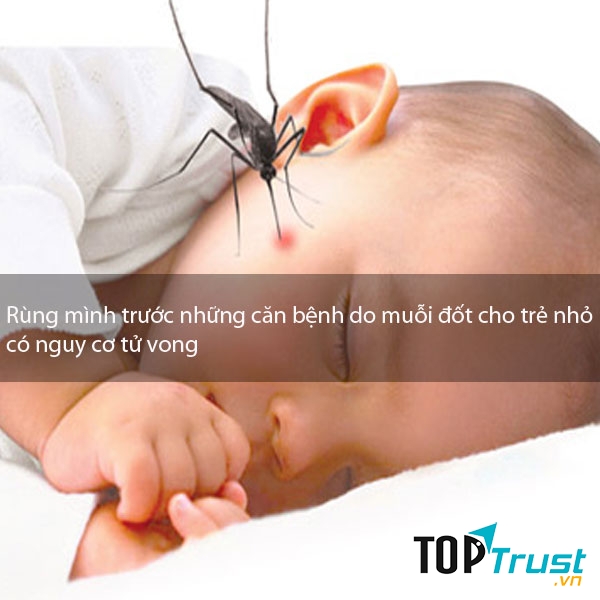 Căn bệnh do muỗi chích gây nguy hiểm cho trẻ