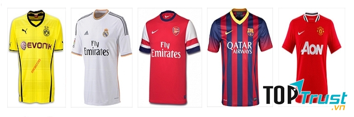 Câu lạc bộ có áo đấu bán chạy nhất mùa giải 2015/2016