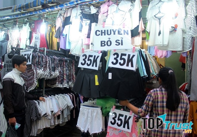 Chợ bán quần áo thời trang giá tốt nhất tại Sài gòn