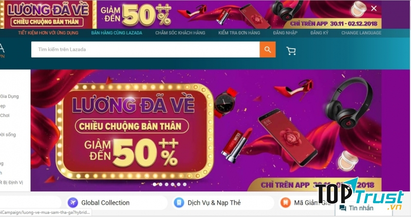 Chương trình khuyến mãi của Lazada cập nhật mới nhất