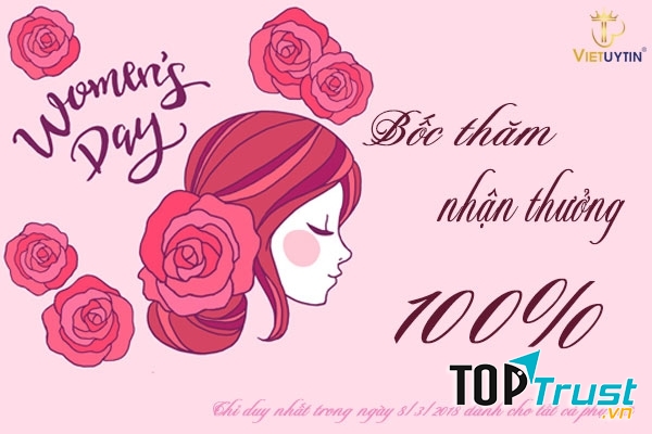 Chương trình khuyến mãi, giảm giá, sale về Quốc tế phụ nữ 8/3 2018
