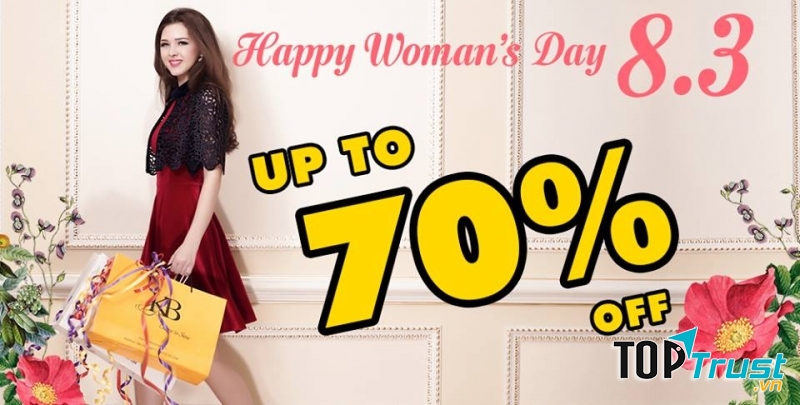 Chương trình khuyến mãi, giảm giá, sale về Quốc tế Phụ nữ 8/3 2020