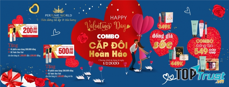 Chương trình khuyến mãi valentine 14/2/2020 hấp dẫn nhất