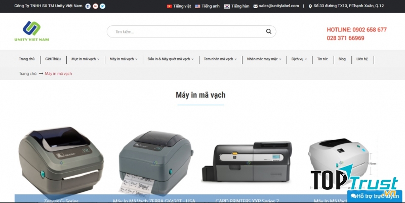 Công ty cung cấp máy in mã vạch uy tín và chất lượng ở TP. HCM