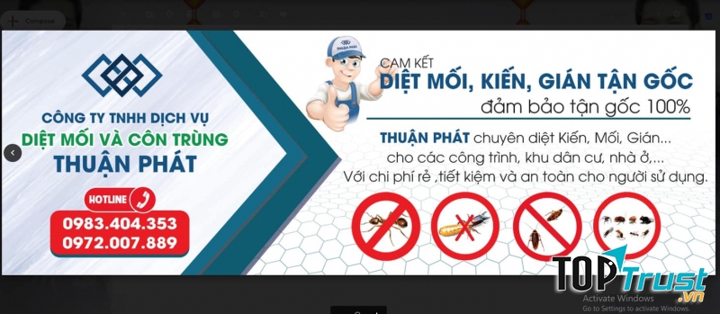 Công ty diệt mối, côn trùng uy tín tại Bình Dương