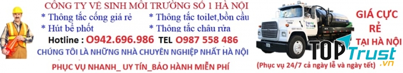 Công ty Hút bể phốt - Thông tắc cống uy tín nhất Hà Nội