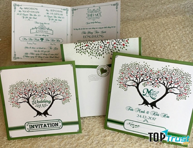 Công ty in thiệp cưới giá rẻ, đẹp và uy tín nhất ở Cần Thơ