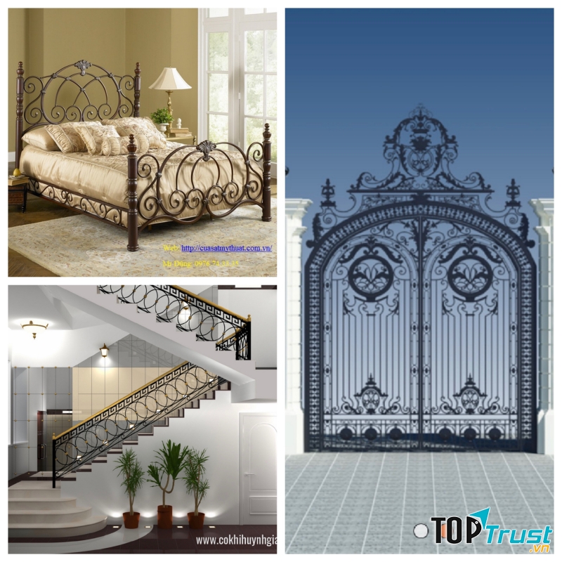 Công ty sản xuất và thiết kế sắt mỹ thuật đẹp và uy tín nhất hiện nay