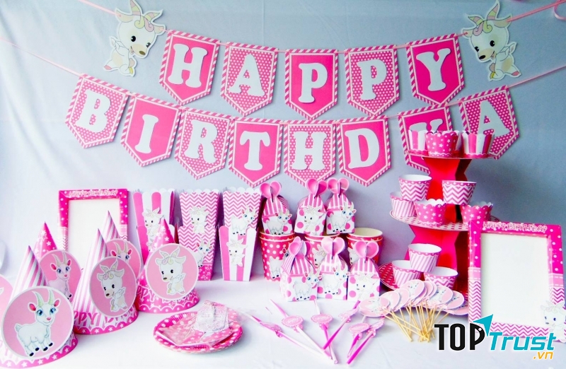 Cửa hàng bán phụ kiện trang trí sinh nhật đẹp nhất tại TP. Tân An, Long An