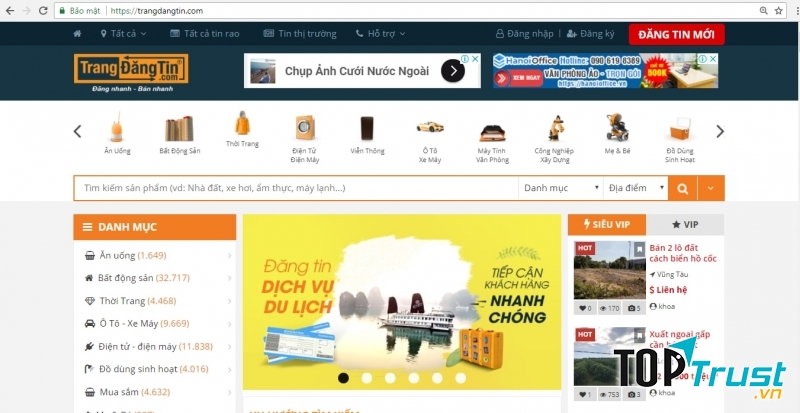 đánh giá về website rao vặt hiệu quả - trangdangtin.com