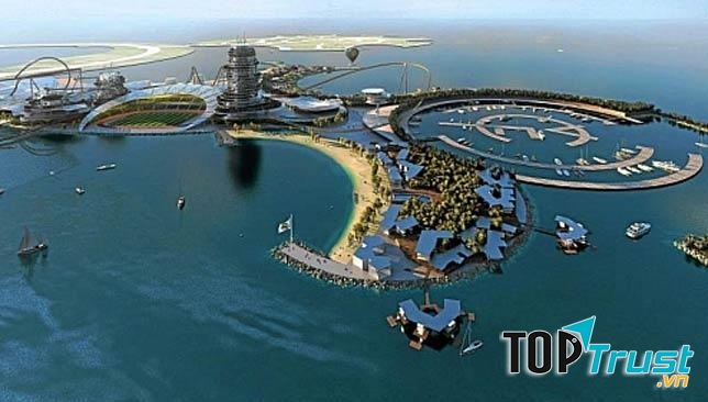 đảo nhân tạo nổi tiếng nhất thế giới