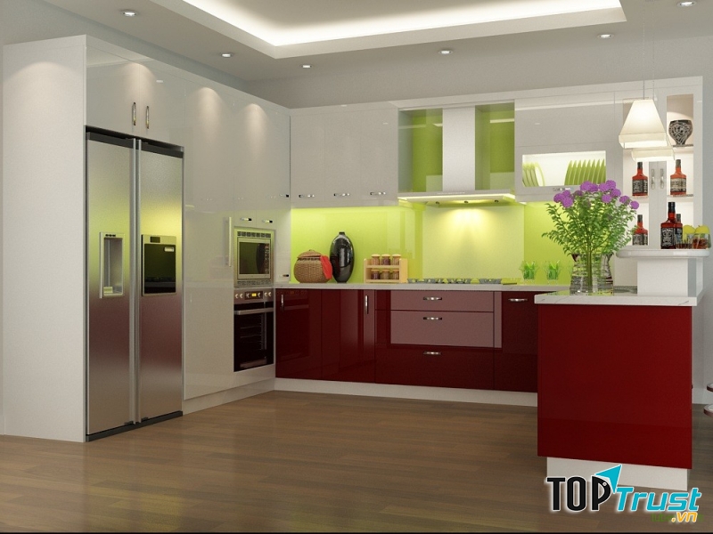 địa chỉ bán tủ bếp hiện đại, chất lượng tốt tại Hà Nội