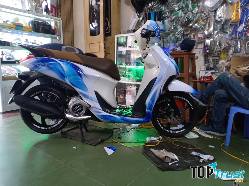 địa chỉ dán decal xe máy uy tín tại Hải Phòng