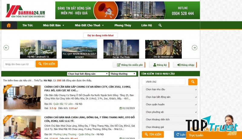 Địa chỉ hỗ trợ mua bán nhà đất chính chủ ở Hà Nội