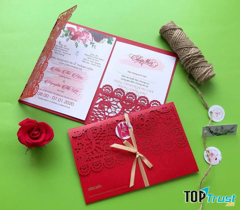 Địa chỉ in thiệp cưới đẹp và chất lượng tại Đồng Tháp