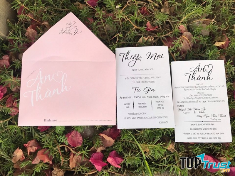 Địa chỉ in thiệp cưới đẹp và uy tín nhất quận 11, TP. HCM