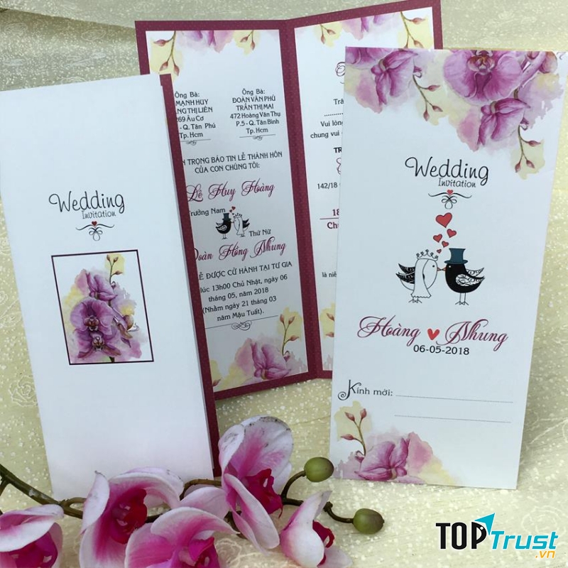 Địa chỉ in thiệp cưới đẹp và uy tín nhất quận 9, TP. HCM